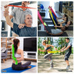 HAIBEI Resistance Bands Elastic Exercise Bands 3 Pack Physical Therapy Tension Band Recovery Band Workout Strength Training Bands for Women, Yoga, Arms,Upper Body and Shoulders (Red Yellow Green) 🍁 All In One Marketplace Canada