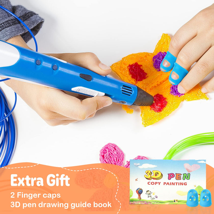 3D Pen Filament Refills 15 Colors, Each Color 16 Feet Total 240 Feet, 1.75 mm Pla Filament Comes with 2 Finger Caps & Copybook,3D Printing Pen Filament Refills Compatible with Mynt3d,scrib3d 3D Pen 🍁 All In One Marketplace Canada