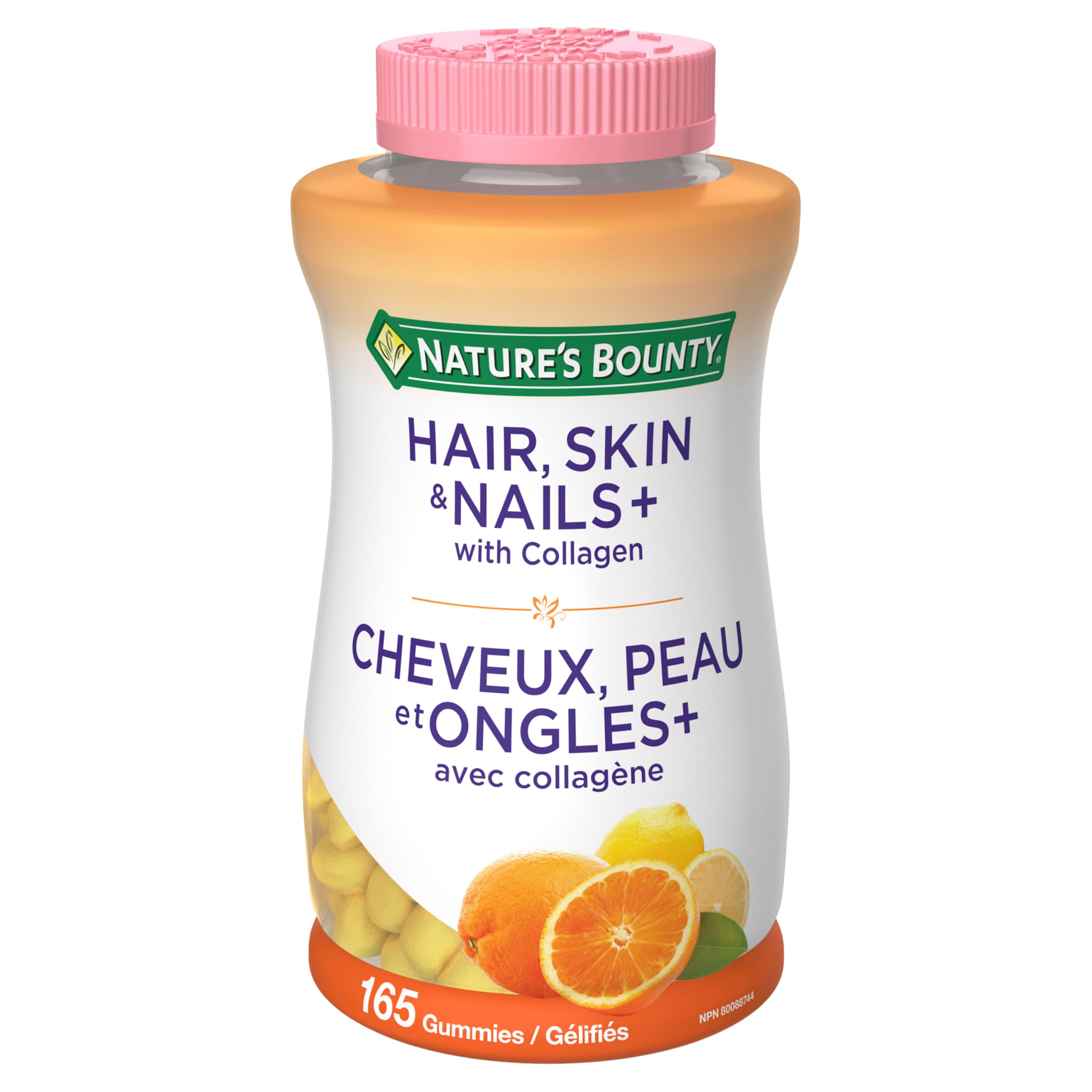 NATURE'S BOUNTY Hair, Skin & Nails Plus Collagen, Maintains Health Of Hair, Skin & Nails, 412.5 g 🍁 All In One Marketplace Canada