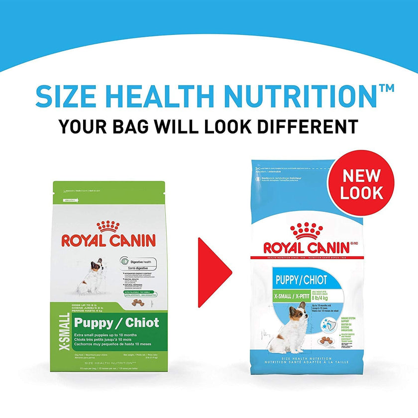 Royal Canin Size Health Nutrition X-Small Breed Dry Puppy Food, Supports Brain Development, Immune Support and Digestive Health, 3 lb Bag 🍁 All In One Marketplace Canada