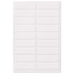 AVERY No Iron Clothing Labels, Washer & Dryer Safe, Writable Fabric Labels, 54 Labels, 1 Pack (40720), White, 1/2