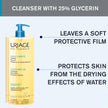 Uriage Cleansing Soothing Oil - Face & Body Daily Cleanser & Shower Oil With Glycerin & Ceramides - Whole Family Format, Babies, Children & Adults - Sensitive Skin - Soap-Free, Fragrance-Free - 1L 🍁 All In One Marketplace Canada