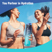 Sahara Sailor Water Bottle, 32oz Motivational Sports Water Bottle with Time Marker - Times to Drink - Tritan, BPA Free, Wide Mouth Leakproof, Fast Flow Technology with Clean Brush (1 Bottle) 🍁 All In One Marketplace Canada