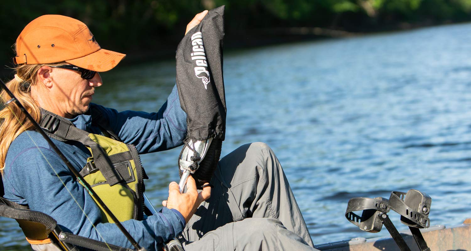 Pelican Compact Anchor Kit for Kayak, Canoe, SUP, Inflatables or Small Boats, Foldable Storage Bag, Ideal for Fishing Kayak Boating (1.5 lb) 🍁 All In One Marketplace Canada