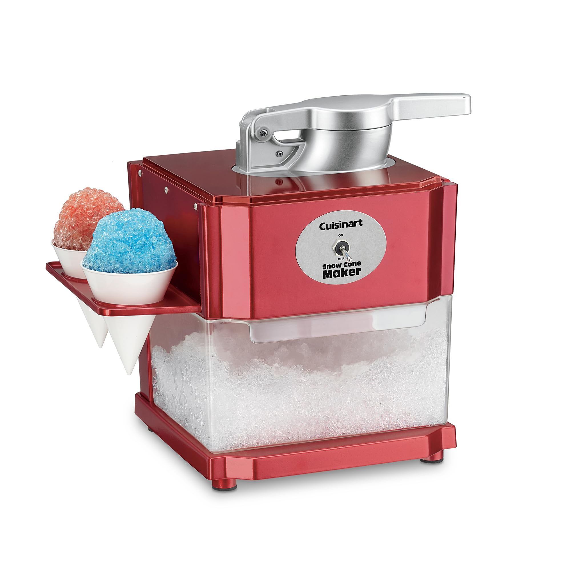 Cuisinart Snow Cone Machine, Home Shaved Ice Maker for Snow Cones, Snow Cone Maker with Reuseable Paper Cups, Makes 5 Icy Cones for Slushies, Frozen Drinks (SCM-10P1C) 🍁 All In One Marketplace Canada