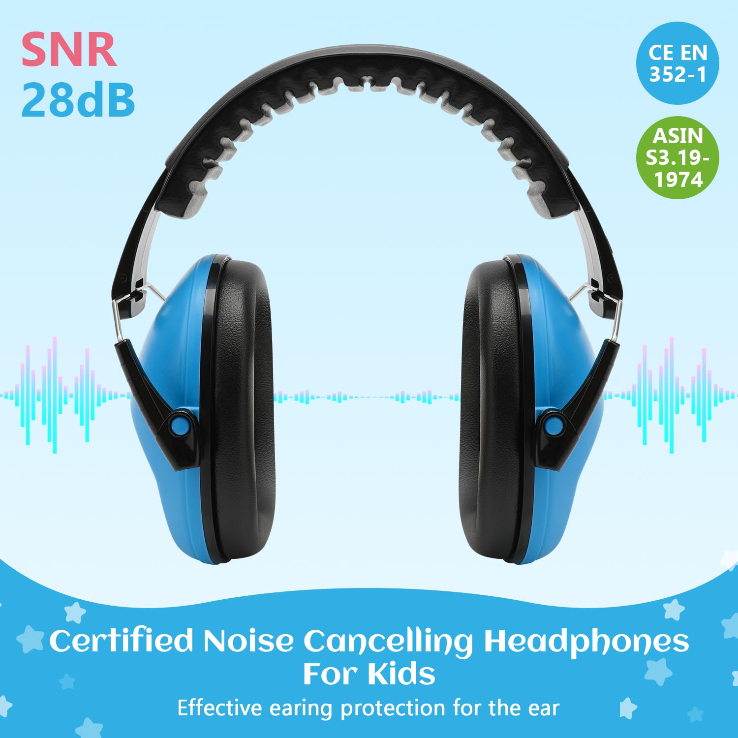 2 Pack Noise Canceling Headphones for Kids, Kids Ear Protection Earmuffs for Autism, Toddler, Children, Noise Cancelling Sound Proof Earmuffs/Headphones for Concerts, Air Shows, Fireworks 🍁 All In One Marketplace Canada