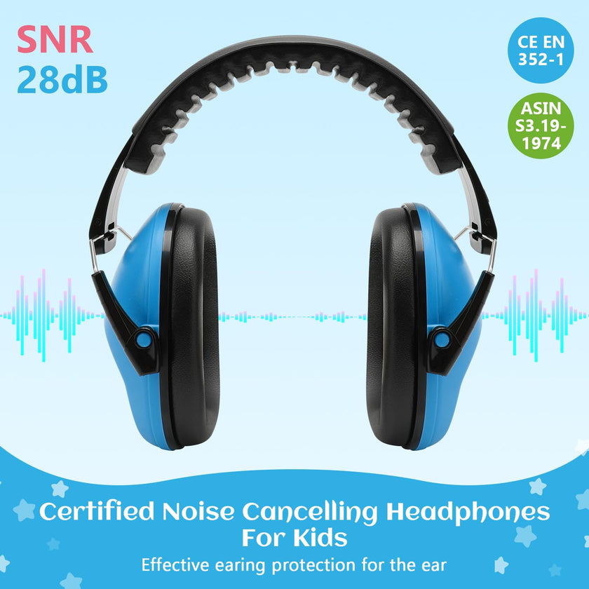 2 Pack Noise Canceling Headphones for Kids, Kids Ear Protection Earmuffs for Autism, Toddler, Children, Noise Cancelling Sound Proof Earmuffs/Headphones for Concerts, Air Shows, Fireworks 🍁 All In One Marketplace Canada