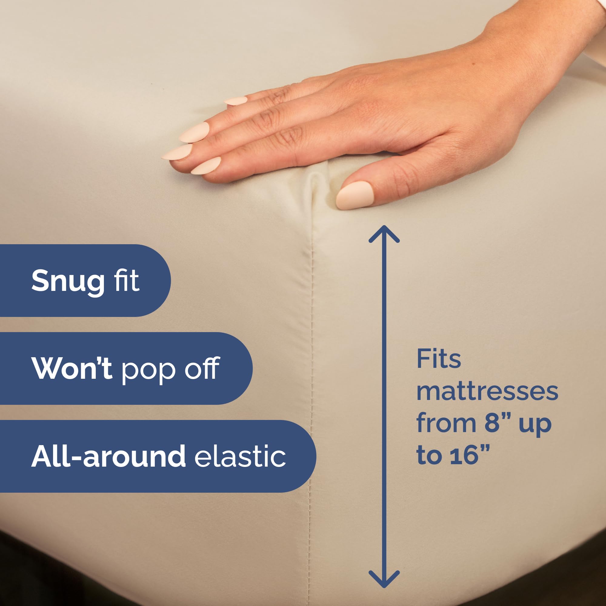 King Size 4 Piece Sheet Set - Comfy Breathable & Cooling Sheets - Hotel Luxury Bed Sheets for Women & Men - Deep Pockets, Easy-Fit, Extra Soft & Wrinkle Free Sheets - Wheat Oeko-Tex Bed Sheet Set 🍁 All In One Marketplace Canada