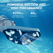 Enhulk Pool Vacuum for Above Ground Pool with Powerful Suction up to 18.5 gallons/min, Running time up to 1H, Handheld Rechargeable Pool Cleaner with a Telescopic Pole, PC10 🍁 All In One Marketplace Canada