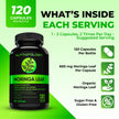 Nutratology® Organic Moringa Leaf Capsules | 1200MG Per Serving | Canadian-Made | Provides Powerful Antioxidants - Protects Against Cell Damage, Supports Liver Detox & Gut Health - 120 Caps 🍁 All In One Marketplace Canada