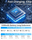 Sizet Neck Fan with Cooling Plate-USB 5500mAh Battery,24H Cooling,5 Speeds&3 Cooler Modes LED Display,Wearable Mini Portable Personal Fan,Quiet Neck Cooler for Women, Men, Kids, Travel, Outdoor, Blue 🍁 All In One Marketplace Canada