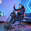 VEVOR Racing Wheel Stand, Adjustable & Foldable Simulator Stand for Logitech G29 G27 G920 G923, Thrustmaster T300RS T300GT T248 TS-PC TSXW Gaming Cockpit,Pedals Simulator NOT Included 🍁 All In One Marketplace Canada