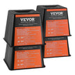 VEVOR Trailer Jack Block, 6000 lbs Capacity per RV Leveling Block, Polypropylene RV Camper Stabilizer Blocks, RV Travel Accessories Use for Any Tongue Jack, Post, Foot, 5th Wheels, 4-Pack 🍁 All In One Marketplace Canada