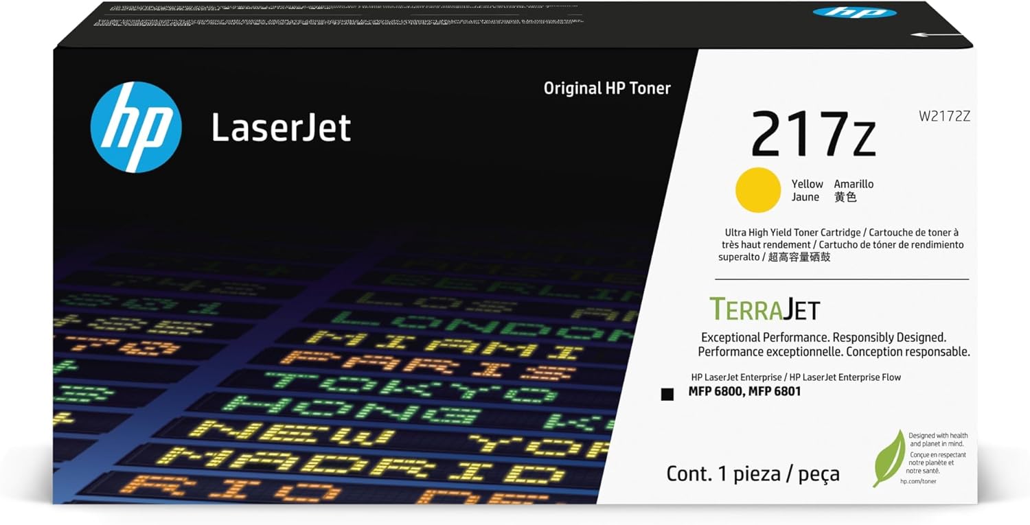 HP 217Z - High Yield - LaserJet -Yellow Toner Cartridge (W2172Z)