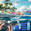 DEERC 2 Pack 13 inch Remote Control Boat for Kids, 4 Batteries, 2.4Ghz RC Racing Boat with LED Lights for Pools and Lakes, Water Summer Toy Gift 🍁 All In One Marketplace Canada