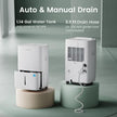 Waykar 80 Pints 2025 Energy Star Dehumidifier for Spaces up to 5,500 Sq. Ft for Basement and Home, Large Room with Drain Hose and 1.14 Gallons Water Tank 🍁 All In One Marketplace Canada