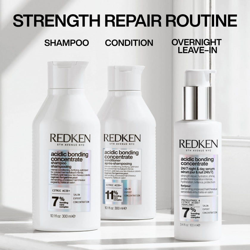 Redken Acidic Bonding Concentrate Hair Serum for Damaged Hair, Treatment for damaged processed, with Citric Acid, 100mL 🍁 All In One Marketplace Canada