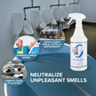 Zero Odor – Professional Odor Eliminator- Eliminate Extreme Air & Surface Odor– Patented Molecular Technology Best for Strong, Persistent Odor- Smell Great Again, 32oz(Over 700 Sprays) 🍁 All In One Marketplace Canada