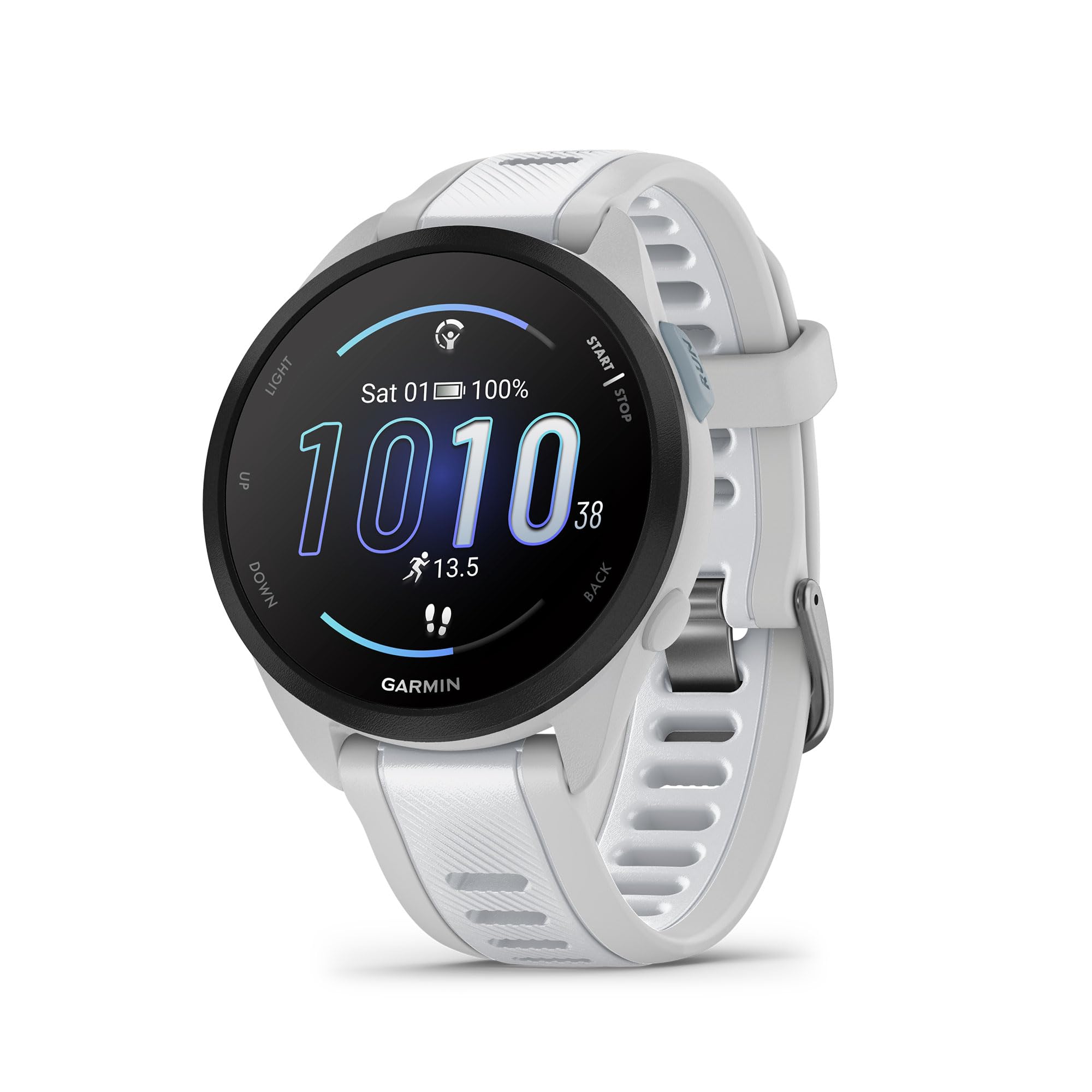 Garmin Forerunner® 165, Running Smartwatch, Colorful AMOLED Display, Training Metrics and Recovery Insights, Whitestone 🍁 All In One Marketplace Canada
