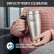 THERMOS ICON Series 16oz Stainless Steel Mug, Saddle 🍁 All In One Marketplace Canada