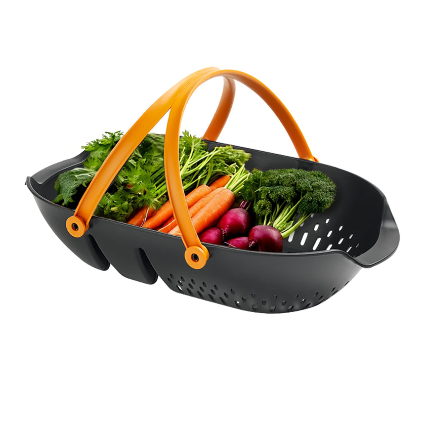 Fiskars Harvest Basket, Container for Gardening and Harvesting, Garden Tool with Ergonomic Handles and Collander 🍁 All In One Marketplace Canada