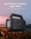 soundcore Boom 2 Outdoor Speaker, 80W, Subwoofer, BassUp 2.0, 24H Playtime, IPX7 Waterproof, Floatable, RGB Lights, USB-C, Custom EQ, Bluetooth 6.0, Portable, Camping, Beach, and Backyard-Blue 🍁 All In One Marketplace Canada