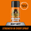 Gorilla Spray Adhesive, Heavy Duty, Multi-Purpose, Dries Permanent, Indoor & Outdoor, Wide Pad Nozzle, Controlled Spray, Clear, 14oz/396g, (Pack of 1) 🍁 All In One Marketplace Canada
