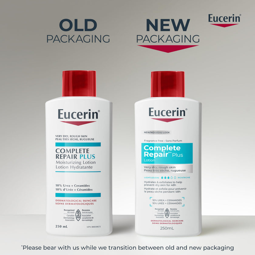 Eucerin Complete Repair Plus Moisturizing Lotion with 10% Urea and Ceramides for Very Dry, Rough Skin, 250 mL 🍁 All In One Marketplace Canada