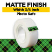 Scotch Tape Magic Tape, 19mm Wide x 25.4m, 8 Rolls 🍁 All In One Marketplace Canada