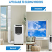 Portable Air Conditioner Window Kit with 5.9