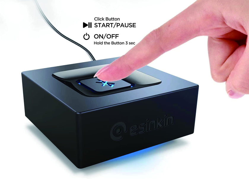 Bluetooth Audio Adapter for Music Streaming Sound System, Esinkin Wireless Audio Adapter Works with Smart Phones and Tablets, Bluetooth Receiver for Speakers 🍁 All In One Marketplace Canada