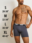 Puma Men's 4 Pack Active Stretch Boxer Briefs, Blue/Black/Gray, Small 🍁 All In One Marketplace Canada