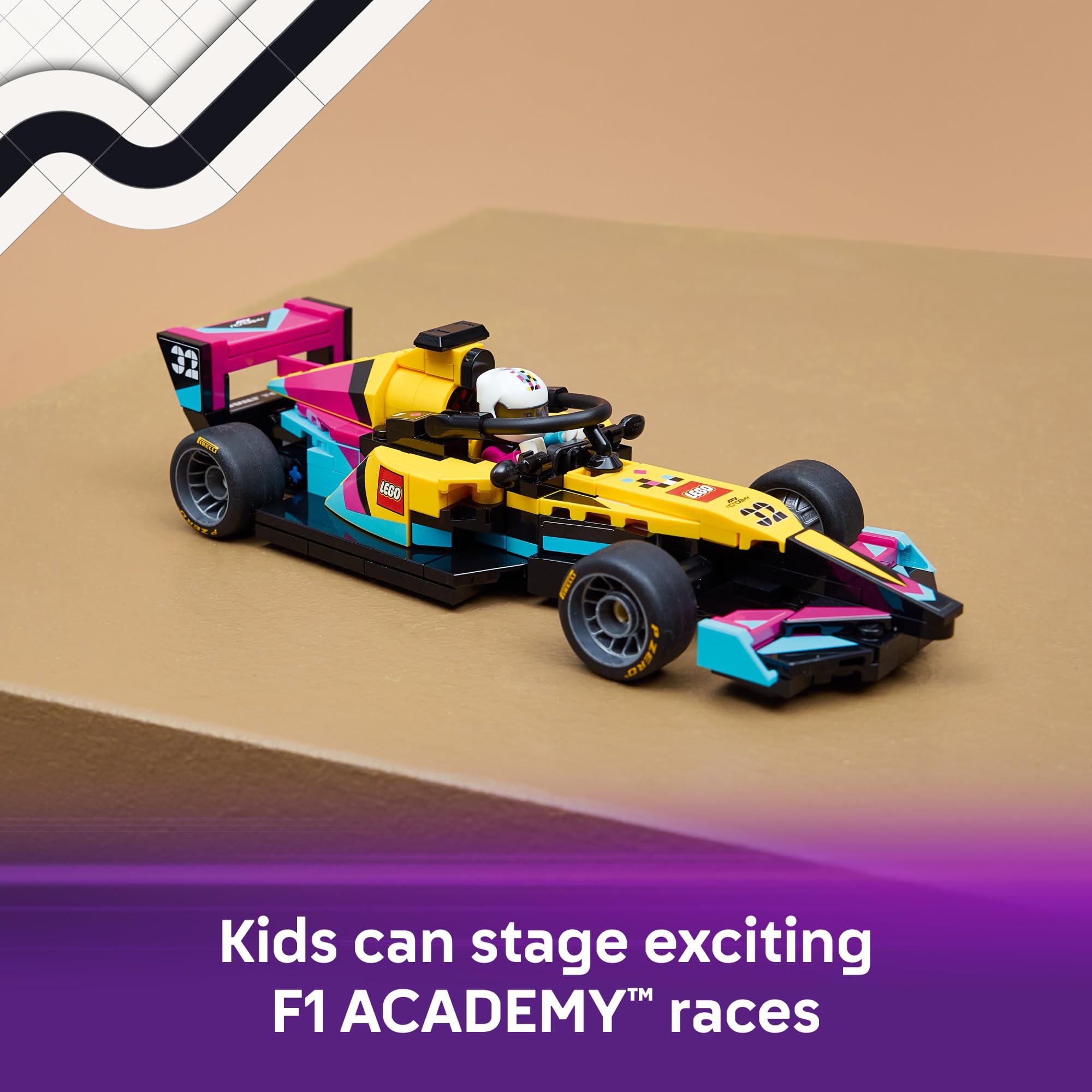 LEGO Speed Champions F1 ACADEMY LEGO Race Car Building Toy - Pretend Play Racing Vehicle with F1 ACADEMY Minifigure - Play & Display Toy Car for Boys & Girls Ages 10+ - Gift Idea for Birthdays - 77258 🍁 All In One Marketplace Canada