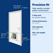 PetSafe Interior 2-Way Locking Cat Door - Indoor Pet Flap - Hides Litterbox or Food - DIY Installation 🍁 All In One Marketplace Canada