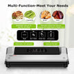 Bonsenkitchen Vacuum Sealer Machine, 90Kpa Powerful Food Sealer, Multi-Functional Food Vacuum Sealer with Vacuum Bags & Accessory Hose,Globefish Technology for High-Speed Continuous Working, Silver 🍁 All In One Marketplace Canada