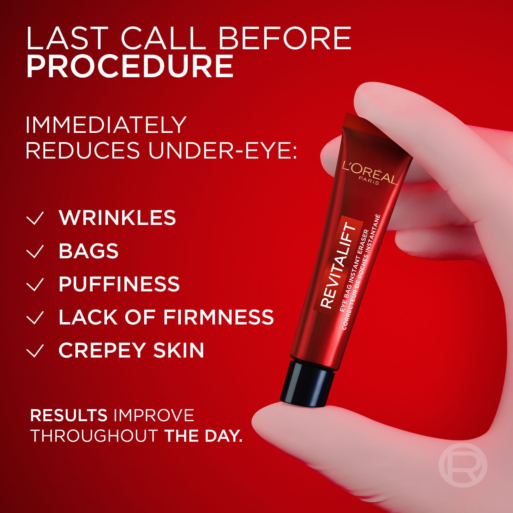 L'Oréal Paris Revitalift Triple Power LZR Instant Eraser Eye Cream, Under Eye Cream for Puffiness and Wrinkles, Anti Aging, Needle-Free Procedure Alternative, 15 mL 🍁 All In One Marketplace Canada