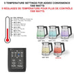Starfrit Electric Glass Kettle, 1.7L, 5 Temperature Settings 🍁 All In One Marketplace Canada