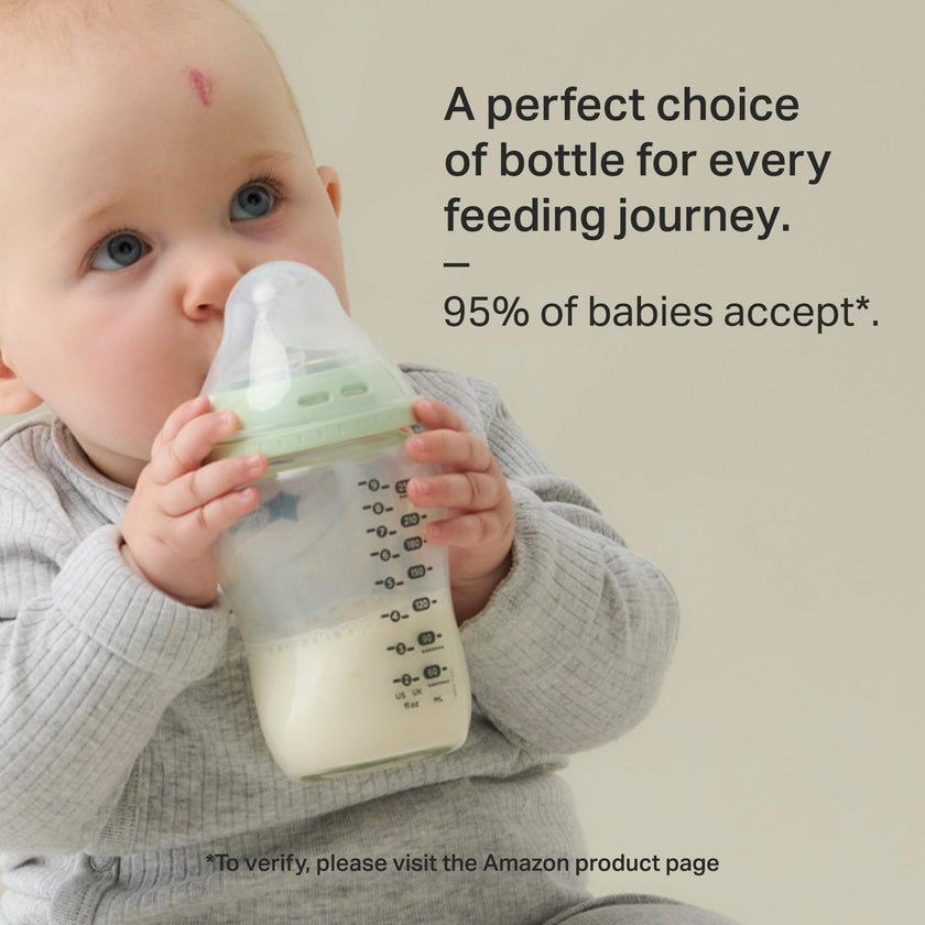 Tommee Tippee Natural Start Glass Baby Bottles, 0m+, 9oz/260ml 🍁 All In One Marketplace Canada