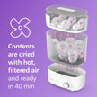 Philips Avent Baby Bottle Sterilizer and Dryer Premium, Removes 99,9% of Bacteria, Chemicals Free, Capacity 6 Bottles/Teats/Accessories, Modular Space Saving Design, Model SCF293 🍁 All In One Marketplace Canada