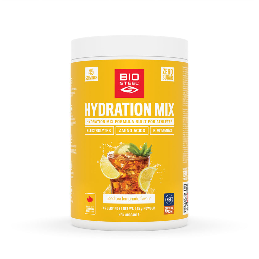 BioSteel Hydration Mix, Great Tasting with Zero Sugar, and No Artificial Flavours or Preservatives, Iced Tea Lemonade, 45 Servings per Tub 🍁 All In One Marketplace Canada
