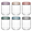 Xileanalee Overnight Oats Containers with Lids 6 Pack-16 Oz Mason Jar with Lids-Overnight Oats Jars Glass Food Storage Containers for Chia Seed Pudding Salad Cereal Coffee Spices 🍁 All In One Marketplace Canada