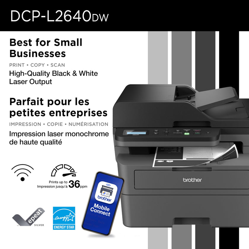 Brother DCP-L2640DW Business Monochrome Multifunction Laser Printer with 700 Prints in-Box 🍁 All In One Marketplace Canada