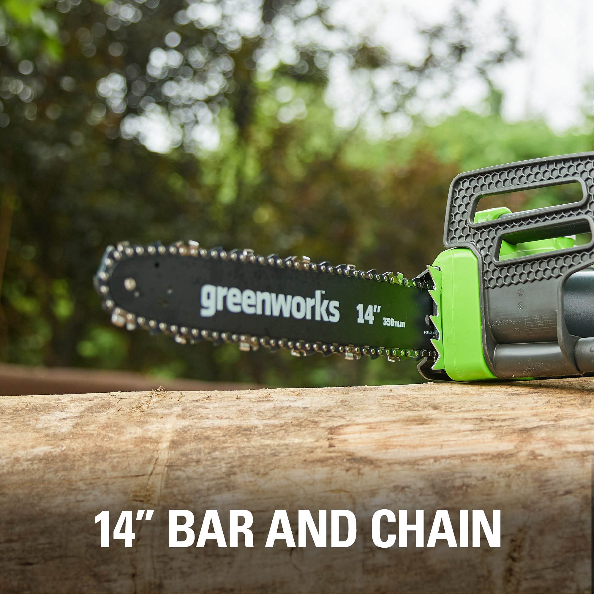 Greenworks 9 Amp 14-Inch Corded Chainsaw with Tool-less Chain Tensioning & Auto Oiling, Electric Handheld Chainsaw for Garden Yard Maintenance Tree Felling Triming, Firewood Cutting Logging Pruning 🍁 All In One Marketplace Canada
