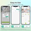 Nelko Label Maker Machine with Tape, P21 Portable Bluetooth Label Printer, Wireless Built-in Cutter Sticker Maker Mini Label Makers with Multiple Templates for School Organizing Office Home, White 🍁 All In One Marketplace Canada