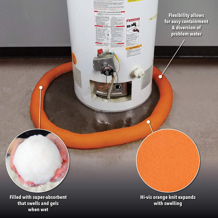 Quick Dam Indoor Water Dams – 5 Pack, 4ft Barriers for Leak and Spill Control – Absorbs Water on Contact – Expands to 2.5” Height – Ideal for Basements, Appliances, Doorways, and More 🍁 All In One Marketplace Canada