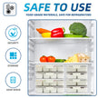 Pure Future Snackle Box Container with Handle - 8 Compartment Divided Serving Tray with Lid - Crystal Clear Charcuterie Box for Travel, Parties, Movie Nights & Daily Snacks (Hand Wash Only) 🍁 All In One Marketplace Canada