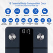 Vitafit Smart Weight Scale, High Accuracy 0.1lb by Our Professional Factory Since 2001, Scale Body Weight App Sync 13 Body Composition with BMI, Body Fat and Muscle, 400lb, LED, Black 🍁 All In One Marketplace Canada