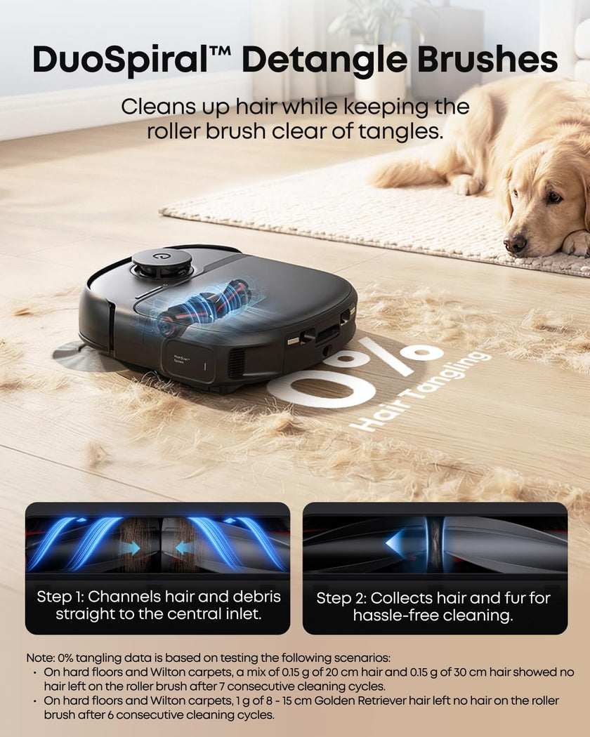 eufy New 2026 Robot Vacuum, C28 Omni, Upgraded from eufy X10 pro Omni, HydroJet Self-Cleaning Roller Mop, 15,000Pa Suction, All-in-1 Station,Tangle-Free,Auto Mop Washing&Drying, AI Obstacle Avoidance 🍁 All In One Marketplace Canada