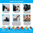 MOUSINATOR Rat Trap | 6-Pack | Large Rat Snap Traps for Indoor and Outdoor Use | Easy to Set | Safe and Reusable Design | Easy to Clean | Effective Powerful Large Mouse Trap that Works Instantly 🍁 All In One Marketplace Canada