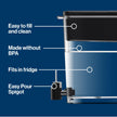 Brita Extra Large 27 Cup Filtered Water Dispenser with 1 Brita Elite Filter, Made Without BPA, UltraMax, Black 🍁 All In One Marketplace Canada